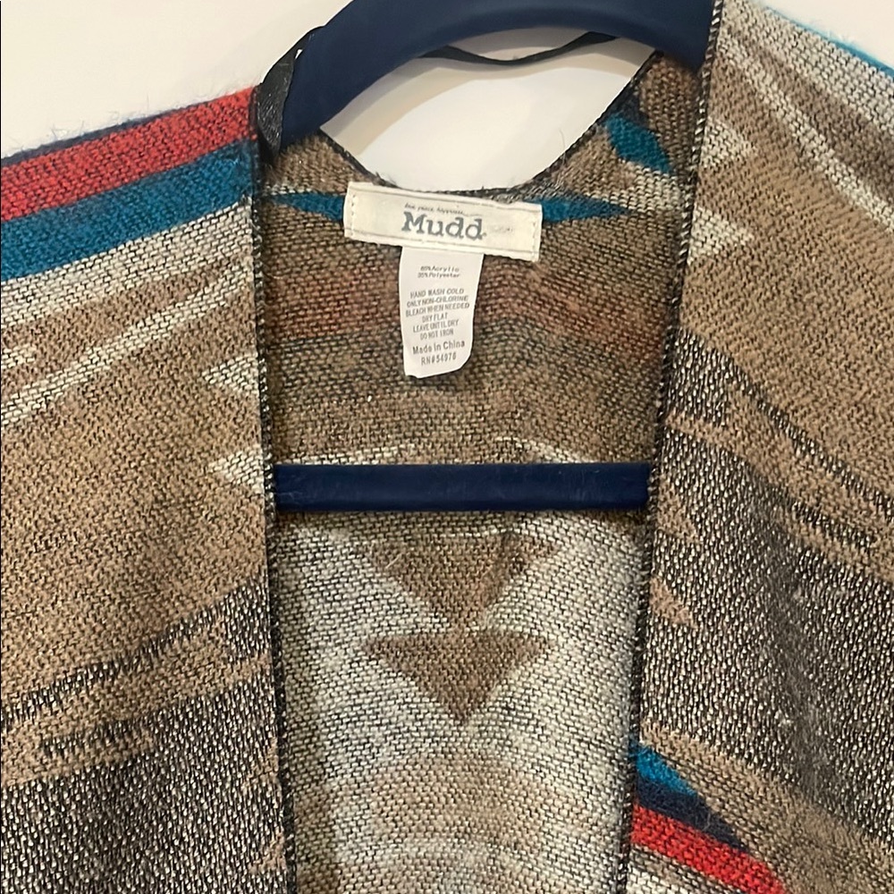 Mudd Multicolor Knit Cardigan